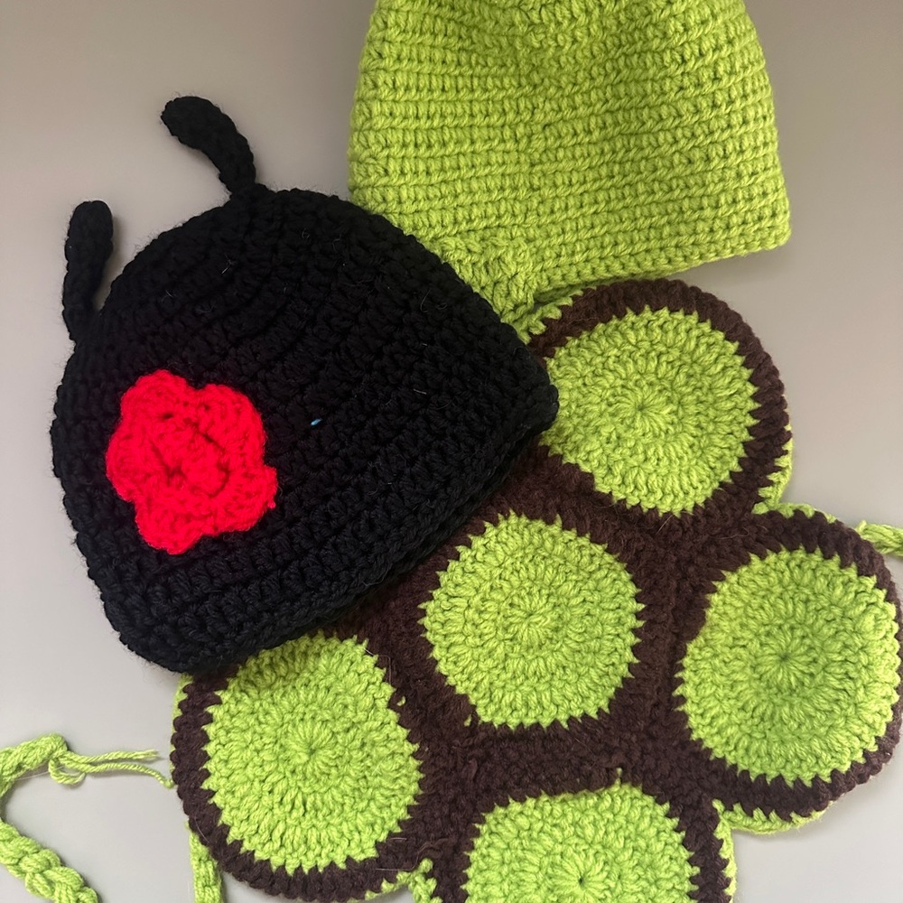 Baby Turtle Costume Crochet Set
